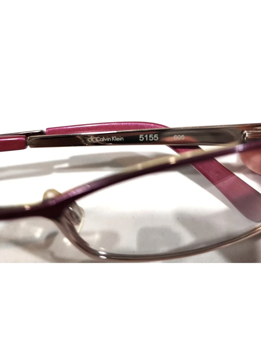 Calvin Klein CK5155 605 Small Purple Metal Eyeglasses 49-19 130